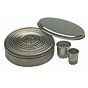 Conjunto de Formas Cortantes para Pastelaria - Circulares Semi-dentadas