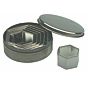 Conjunto de Formas Cortantes para Pastelaria - Hexagonais