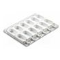 Conjunto de 2 moldes de 6 cavidades (cada) em Silicone Branco e Pauzinhos em Madeira