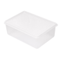 Recipiente de Plstico PP Branco para Conservao 180x128x65mm 1000ml