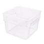 Recipiente de Policarbonato Transparente para Conservao 285x285x210mm 12L