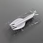 Garfo de Plstico Branco Dobrado 106mm 10000un