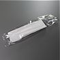 Conjunto de Garfo + Faca de Plstico Branco Econmico + Guardanapo 600un