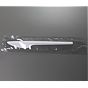Faca de Plstico Branco Econmico 162mm Embrulhado Individualmente 1800un