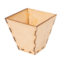 Mini Recipientes em Bambu para Entradas 50x50x50mm 4x100 un