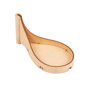 Mini Colheres em Bambu para Entradas 105x50x50mm 4x100 un