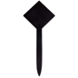Pick de madeira preto com Ardsia 97x90x230mm 3 un