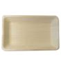 Prato Rectangular em Folha de Palma 250x160x30mm 200 un