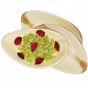 Prato Oval em Folha de Palma 260x160x25mm 200 un