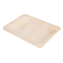 Prato de Madeira rectangular 120x95x12mm 50 un