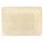 Prato de Madeira rectangular 195x140x30mm 50 un