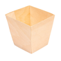 Recipiente Quadrado em Folha de Pinho 45x45x45mm 50 un
