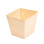 Recipiente Quadrado em Folha de Pinho 55x55x55mm 50 un