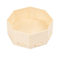 Recipiente em madeira para tapas 80x80x35mm 20x10 un