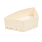 Recipiente em madeira para tapas 105x62x35mm 20x10 un
