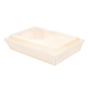 Recipiente em madeira para tapas 190x125/215x145 x 40mm 4x50 un