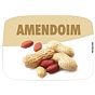 Etiqueta de Sabores para Gelados Amendoim
