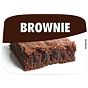 Etiqueta de Sabores para Gelados Brownie