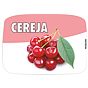 Etiqueta de Sabores para Gelados Cereja