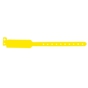 Bracelete no transfervel em PVC amarelo 250mm 100 un