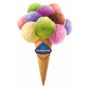 Autocolante Cone de Gelado Bolas Progelcone 500x250mm