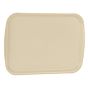 Tabuleiro de Refeio em Plstico 300x410mm Creme 10 un