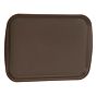 Tabuleiro de Refeio em Plstico 264x358mm Castanho