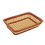 Cesta Tipo Vime Rectangular Bicolor 450x325x105mm 1 un