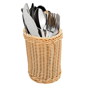 Cesta Tipo Vime Circular para Talheres 115x150mm 6 un