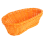 Cesta Tipo Vime Comprida Laranja 230x90x80mm 12 un