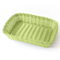 Cesta Tipo Vime Rectangular Verde 300x220x70mm 12 un