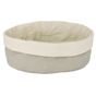 Cesta para Po em Algodo Creme/Cinzento 180x250x90mm 12 un