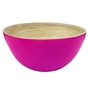 Tigela Redonda em Bamb Fucsia 255x120mm 1 un