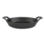 Caarola em Ferro Preto Redonda 1000ml 240/300x170x46mm 8 un