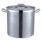 Panela de Inox com Tampa 17L 300x280mm 1 un