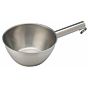 Taa Redonda em Inox com Pega em Tubo 0,15L 180mm