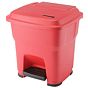 Balde do Lixo com Pedal - Hera 35 L Vermelho