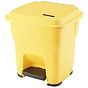 Balde do Lixo com Pedal - Hera 35 L Amarelo