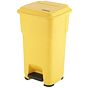Balde do Lixo com Pedal - Hera 60 L Amarelo