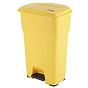 Balde do Lixo com Pedal - Hera 85 L Amarelo