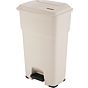Balde do Lixo com Pedal - Hera 85 L Beige
