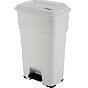 Balde do Lixo com Pedal - Hera 85 L Branco