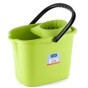 Balde de Plstico PP Rectangular 14L  Verde 1 un