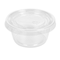 Copo em Plstico PP + Tampa PET para Molhos 60ml Transparente 24x50 un