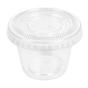 Copo em Plstico PP + Tampa PET para Molhos 30ml Transparente 24x50 un