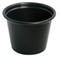 Copo em Plstico para Molhos - 30ml Preto 20x125 un