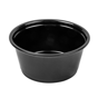 Copo em Plstico para Molhos - 100ml Preto 20x125 un