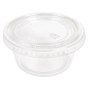 Copo em Plstico PP + Tampa PET para Molhos 100ml Transparente 24x50 un