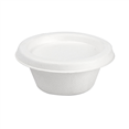 Copo Cana Acar para Molhos Branco 60ml 69x30mm + Tampa 20x50un