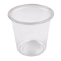 Contentor Redondo em PET/RPET Transparente 750ml 10x50 un